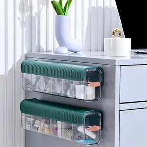 Household Dustproof Wall Mounted Storage Box Underwear Bra Socks Ties Container Divider Drawer Wardrobe Boxes Detachable 240125