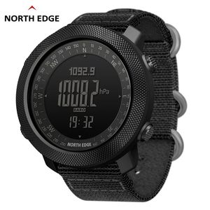 NORTH EDGE Mens esporte Digital relógio Running Swimming Militar Exército relógios Altímetro Barômetro Bússola à prova d'água 50m Pulseira 240202