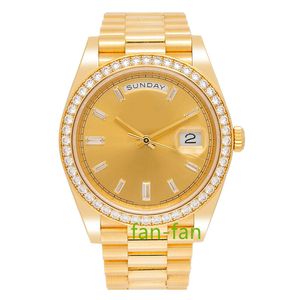 Brand world luxury watch Best version Watch 228348 YELLOW GOLD FACTORY DIAMOND DIAL BEZEL Brand new automatic ETA 3255 watch 2-year warranty MENS WATCHES