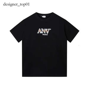 lanvin Luxury brand trend Men's T-shirts Fashion Designer Lanvins Classic T Chest Letter Printed Lavin Shirt High Street lanvin Tshirts Shoe Cotton Loose