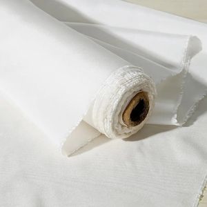 Nature Off White Undyed 100% Silk Habutai Pag Fabric Pure Silk Transparent 6mm Pongee Fabric Use for DIY Painting and Dyeing 240202