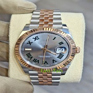 Brand World Luxury Watch Best Version Watch Wimbledon Jubilee Band Fluted Bezel Watch 126331 Brand New Automatic Eta Cal. 3235 Titta på 2-års garanti-klockor klockor