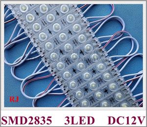 İşaret Kanalı için Ultrasonik Sızdırmazlık LED Modül Işığı DC12V 56mm*11mm*7mm SMD 2835 3 LED 1.3W 130lm IP65 Su Geçirmez 2024