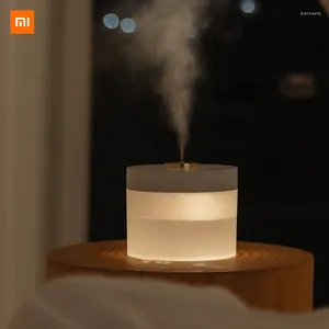 Controle Home Inteligente Xiaomi Umidificador de Ar Difusor USB Recarregável 2000mAh Bateria 780ML Elétrico Ultrasonic Mist Maker LED Night Light