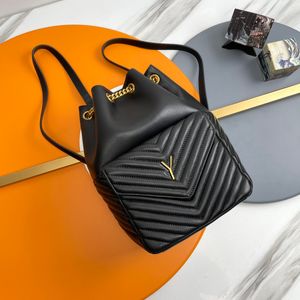 10A Designer-Rucksack für Damen, modische Umhängetaschen, Leder, Eimertasche, Damenhandtasche, Reisebrieftaschen, Buchstaben, Kordelzug, Umhängetaschen, Ketten, verstellbare Träger