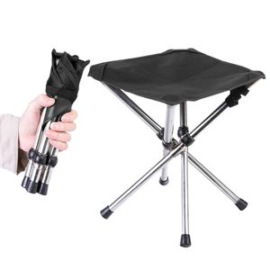 Folding Camping Tripod Stools Portable Fishing Stool Outdoor Foldable Chair Beach Small Tripod Stool For Campe Fishing Supplies 240125