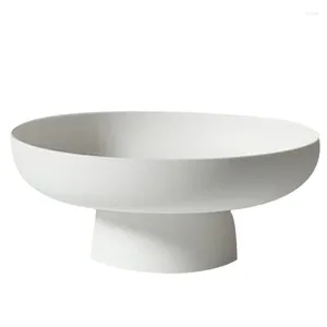 Plates 2024 Fruit Dish Round Drain Basket Modern Style Container For Kitchen Counter Table Centerpiece