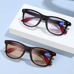 Солнцезащитные очки для мужчин и женщин, блокирующие синий свет, бифокальные очки для чтения, модные очки для ближнего и дальнего зрения, мужские уличные очки для пресбиопии