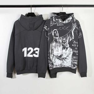 RRR123 Herren Hoodies 2024 Designer-Sweatshirts Instagram Herbst/Winter Plüsch-Hoodie Nischentrend neu RRR123 Call for Love Kapuzen-Hoodie im Street-Stil für Männer und Frauen