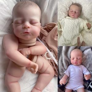 21inch Already painted Doll Parts Reborn Doll Kit Timothy Soft Touch Unfinished Fresh Color DIY Doll Kit Gift for Kids 240131