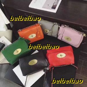 الأكياس المسائية Mulberries Lily Bag Bag Bags مع سلسلة من النساء الفاخرة حقيبة يد بريطانية حقيبة جلدية حقيقية حقيبة Crossbody Crossbody 2024