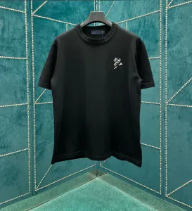 NUOVE T-shirt da uomo Polo Girocollo ricamato e stampato abbigliamento estivo in stile polare con puro cotone da strada 2f23d