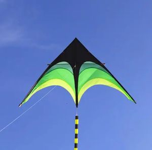 grandi aquiloni delta giocattoli volanti per bambini linea di maniglie per sport all'aria aperta nylon vento professionale 240127
