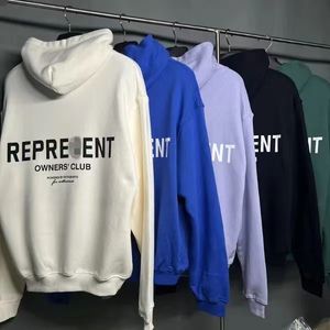 Epreesent Hoodie Erkekler Hoodie Sweatshirt Temsilcisi Hoodie Reprreesent Sweatshirt Tasarımcı Mektup Erkek Gelgit Markası Rep High Street Trend