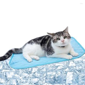 Canis Dog Cooling Mat Summer Waterproof Ice Pads Lavável Pet Silk para Pequenos Médios Grandes Cães Gatos Suprimentos