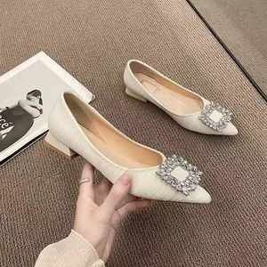 Luksusowy krcliś w kramyrze kramykowy punkt palenia paleniskowym Chunky Obcing Pumps Eleganckie imprezowe buty ślubne Niski obcas