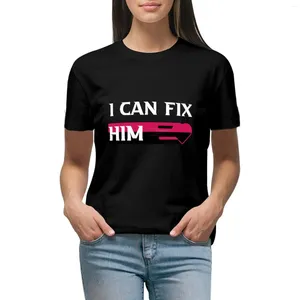 Женские поло «Я могу починить его» Футболка Tom Blyth Женская одежда Женская одежда Роскошный дизайнерский женский товар