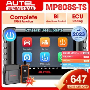 Autel MaxiPRO MP808S-TS TPMS Scanner Bidirectional Diagnostic Tool Programming ECU Coding 2 Years Free Update PK MP808BTPRO