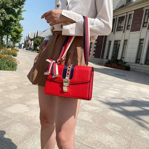 Chain New Women s Crossbody Single Shoulder Handheld Fashion Versatile Ribbon Small Square Bag factory direct sales