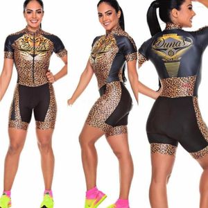 Yarış setleri 2024 Dunas Kadın Triatlon Giysileri Kısa Kol Bisiklet Jersey Skinsuit Jel Maillot Ropa Ciclismo MTB Bisiklet Tulum Kitleri