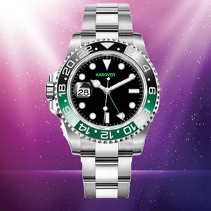 رجال المراقبة التلقائي الميكانيكي 2813 حركات الحركة 40 مم من الياقوت المضيئة Wristwatch 904L شريحة الفولاذ المقاوم للصدأ