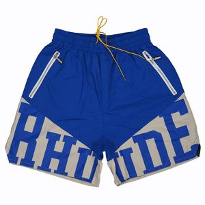 24s Rhude Shorts Pants Women Mens Shorts Designer Men Haikyuu Ubrania Kobieta na zewnątrz jogging swobodne damskie fitness siatka oddychająca spodni sportu na plażę sporty grę koszykówkę