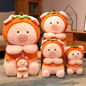 24 см милая свинья хурма плюшевые игрушки милые мягкие мультяшные животные куклы на день рождения Рождественский подарок 240123