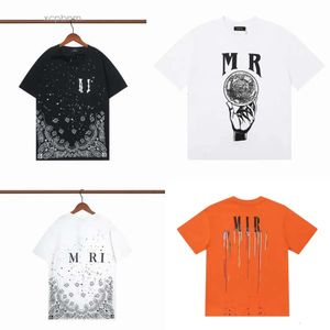 Amrilied Miris Amr amiiri Amari 2023 Summer Mens T Shirts Women Designer Tops Fashion Man T-Shirt Jakość Bawełna C 1060