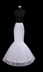 Stor rabatt allmän storlek vit sjöjungfru petticoat brud petticoat accessoarer smala crinoline brudtillbehör underskirt för 4249454