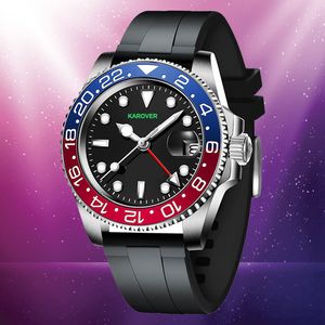 Moda męska zegarek 40 mm 2813 Ruch zegarki 904L Bransoletka stalowa automatyczna mechaniczna ceramika ramka 50m Wodoodporne na rękę