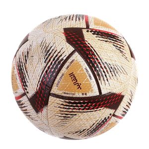 Pallone da calcio di alta qualità Taglia ufficiale 5 Materiale PU Senza cuciture Resistente all'usura Partita Allenamento Calcio Futbol Voetbal Bola 240131