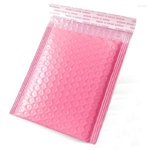 Present Wrap 10sts Bubble Mailers Pink Poly Mailer Self Seal Padded kuvert Väskor Black/Blue Packaging -kuvert för bok