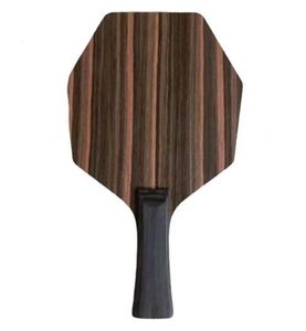 Cybershape Ebony Material Table Tennis Blade Racket Offensiv kurva Hexagonal Ping Pong 240122