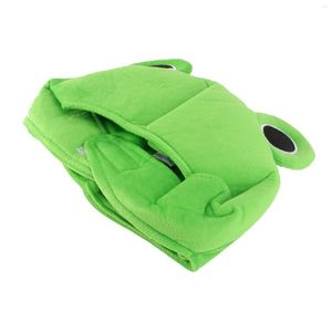 Basker hatt plysch pannband cap costume froggy- 1pc härlig tecknad nyhet bedårande po props klänning balaclava