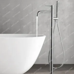 Bathroom Sink Faucets Floor Bathtub Tap Cylinder Side And Cold Water Mixing Valve Shower Faucet Head