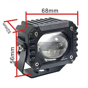 Werksdirektverkauf von Motorradscheinwerfern, Scheinwerfern und zweifarbigen LED-80-V-Gelb- und Weiß-Arbeitsscheinwerfern für Elektrofahrzeuge
