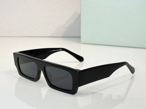 Rechteckige Sonnenbrille mit flachem Oberteil, schwarzem Rahmen/schwarz getönten Gläsern, für Herren und Damen, Sonnenbrille mit Sonnenbrille, Gafas de Sol, UV400, mit Box