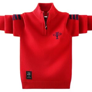 Produkty bawełny dziecięce zimowe ubranie chłopca pullover sweter dla dzieci ubrania dla dzieci w cieple 614 240124