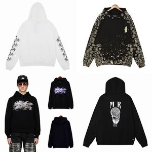 Herrkvinnor designers hoodies amirs hoodys vinter varma man kläder toppar långärmad pullover cottons klädtrådar uppsättningar amirs tröjor toppar rock a2