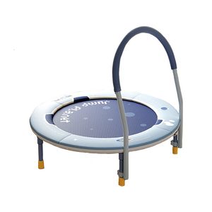 36 barn trampolin vikbar inomhus småbarn fitness hoppning justerbara armstöd som bär 100 kg baby träning leksaker gåva 240127