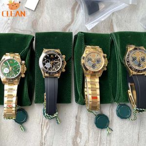 Designer-Uhren, wasserdicht, 904L-Keramik, Eta 6 Zeiger, 3 kleine Zifferblätter, individuelle Uhr, Relojes Hombre, automatische mechanische Uhren 240123