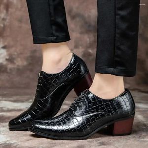 Dress Shoes Wedding Thick Heel Elegant Man Sneakers 39 White For Bride Sports Brands Baskettes 2024 Clearance