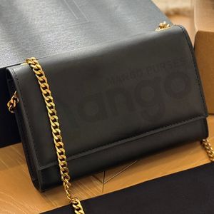 Дизайнерская сумка на плечо сумку для сумки кожаные женщины модные сумки Kate Chain Маленькая сумка с коробкой и суставной мешкой
