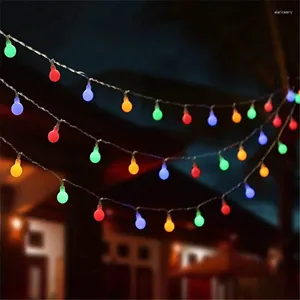 Strings 10M 100 Ball Multicolor Christmas LED String Lights 110V 220V IP44 Outdoor Wedding Party Holiday Decoration Luces