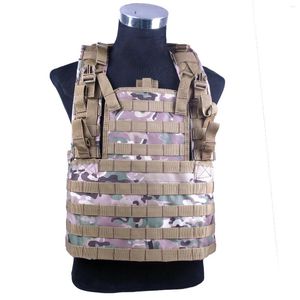 Giacche da caccia Gilet tattico Molle Attrezzatura militare Leggero regolabile per l'addestramento Attrezzatura CS in nylon appesa al petto RRV