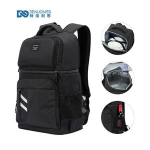 Denuoniss Insulated Picnic Backpack Thermoビールクーラーバッグ女性用サーマルバッグ2コンパートメント屋外ハイキングC188y