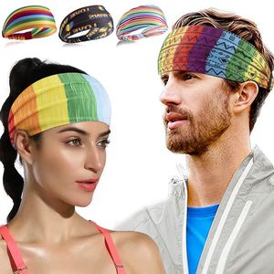 Antiperspirant pannband Svett Bandage Sport Head Hair Band Workout Tennis Fitness Jog Basketball Running Sweatband Women Män 240119