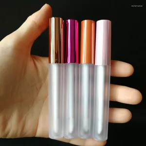 Speicherflaschen 1pcs 3ml nachfüllbare Mini leere Lipgloss -Röhrchen Behälter Kosmetische Versorgung Lippenstiftproben DIY Lipgloss standrohr für