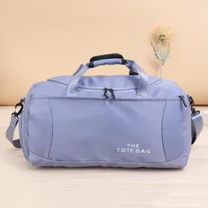 Sacos ao ar livre multifuncional yoga ginásio saco seco molhado separado armazenamento caminhadas acampamento náilon à prova dwaterproof água portátil viajar bolsas