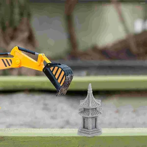 Decorazioni da giardino Statua di padiglione in pietra Decorazione paesaggistica Decorazione bonsai fai da te